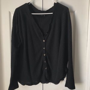 Out from Under Joni oversized thermal top